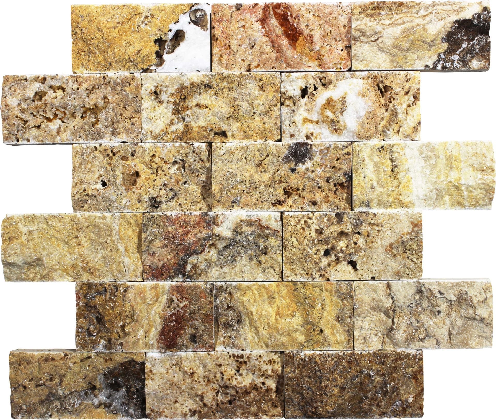 SCABAS TRAVERTEN PATLATMA MOZAİK