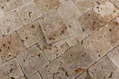 10x10cm DOĞAL TAŞ TRAVERTEN ANTİK ESKİTME